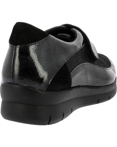 SAPATO DE RUA D`CUTILLAS COM VELCRO 75605 PRETO NEGRO