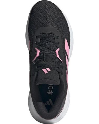 ADIDAS GALAXY 7 ID8763 NOIRES AVEC DÉTAILS ROSES NEGRO