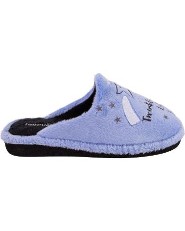 BEREVERE 5506 TWINKLE TWINKLE LITTLE STAR HOUSE SLIPPERS SKY BLUE AZUL CELESTE