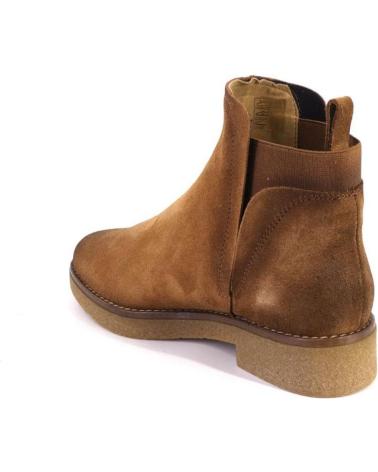 BOTINS PORRONET 4700 DE CAMURÇA E SERRAJE COR COURO CUERO
