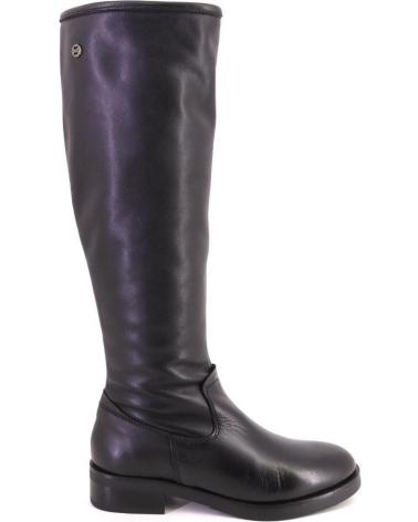 BLACK LEATHER BOOTS PORRONET 4714 NEGRO