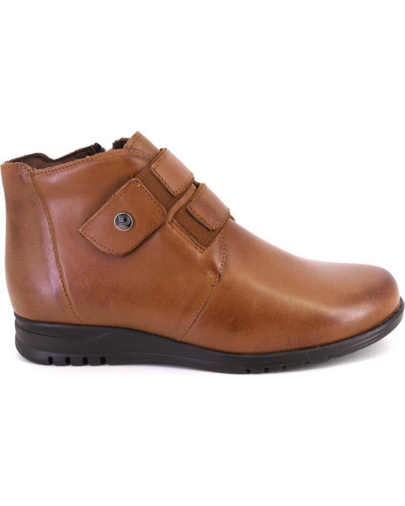 BOTTINES EN CUIR PITILLOS 20203 AVEC FERMETURE VELCRO CUERO