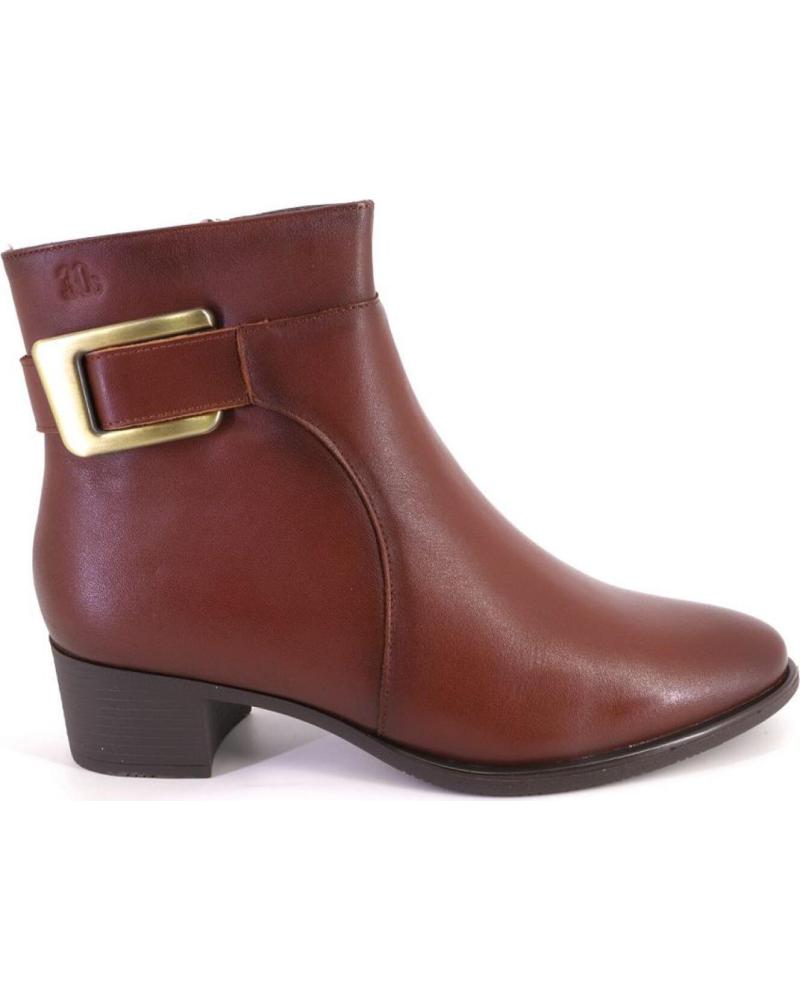 TREINTAS 4419 LEATHER ANKLE BOOTS CUERO