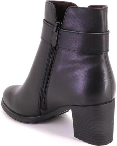 BOTTINES TREINTAS 4412 EN CUIR NOIR NEGRO
