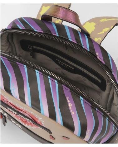 PEPE MOLL 252424 MEHRFARBIGER RUCKSACK MIT TIERPRINT MULTICOLOR