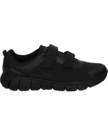 PAREDES SCARPE PROFESSIONALI NERE CON CHIUSURA IN VELCRO NEGRO