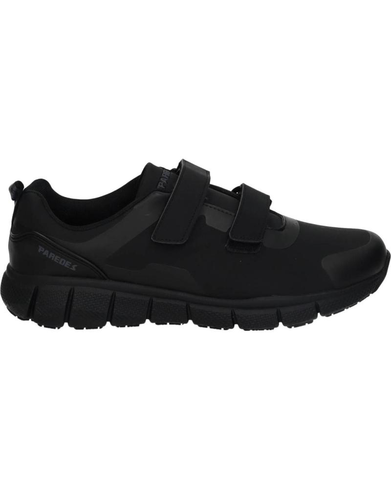 PAREDES SCARPE PROFESSIONALI NERE CON CHIUSURA IN VELCRO NEGRO