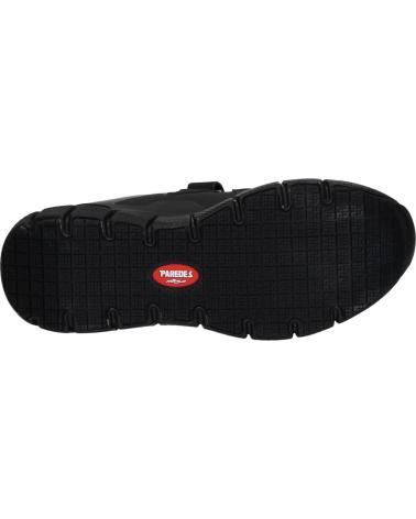 PAREDES SCARPE PROFESSIONALI NERE CON CHIUSURA IN VELCRO NEGRO