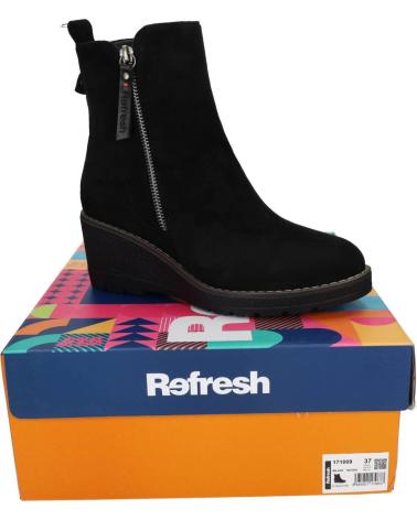 BOTTINES REFRESH 171009 NOIR NEGRO