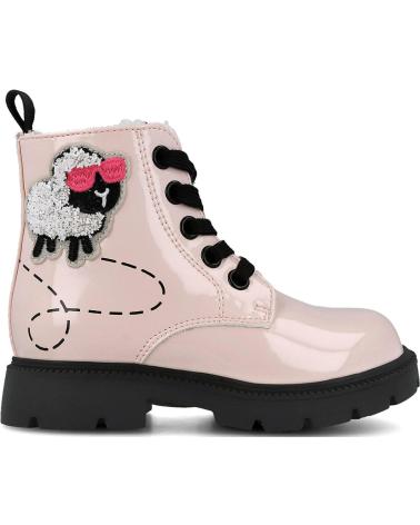 STIVALI GARVALIN MATILDE 251342 ROSA CON DETTAGLIO PECORA ROSAB032