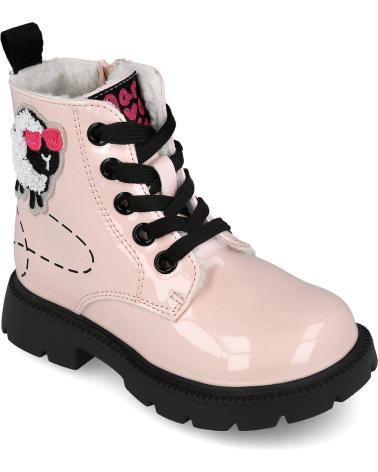 BOTAS GARVALIN MATILDE 251342 ROSADO CON DETALLE OVEJA ROSAB032