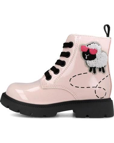 BOTAS GARVALIN MATILDE 251342 ROSADO CON DETALLE OVEJA ROSAB032