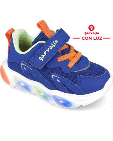 GARVALIN DEPORTIVAS CON LUZ PARA NINO 251808 AZULB008