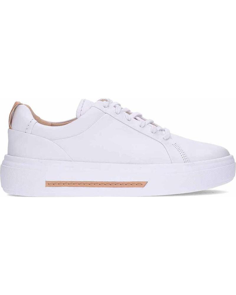 CLARKS SNEAKERS HOLLYHOCK WALK WHITE WHITE