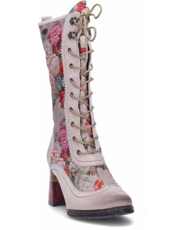 LAURA VITA STIVALI IDCANO07 FIORI BEIGE BEIGE