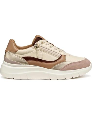 GEOX PLUMERY D56YNE SNEAKER BEIGE BEIGE
