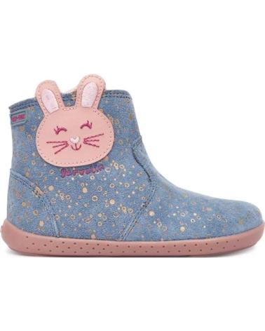 STIVALI BAREFOOT GARVALIN 251302 BLU CON DESIGN CONIGLIO AZUL