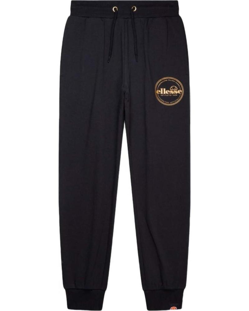 ELLESSE PANTALONES LARGOS EN COLOR PARA NINOS NEGRO