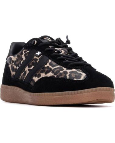 SAPATILHAS XTI 144159 PRETO ANIMAL PRINT NEGRO
