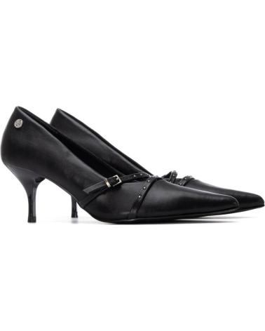 SAPATOS DE SALTO XTI 144705 PRETOS COM BICO FINO NEGRO
