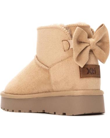 STIVALI CORTI XTI 151299 BEIGE CON FIOCCO BEIGE