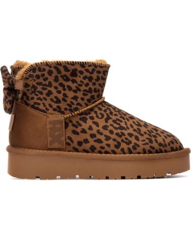 STIVALI CORTI XTI 151299 LEOPARDATO CON FIOCCO LEOPARDO