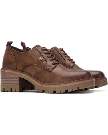 CHAUSSURE OXFORD REFRESH 172912 CAMEL AVEC SEMELLE CRANTÉE CAMEL