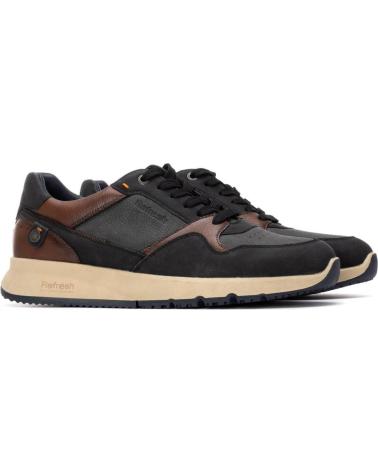 SAPATILHAS CASUAIS REFRESH 173049 PRETO NEGRO