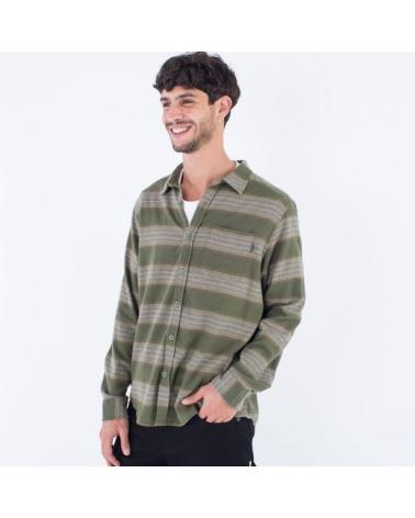 CHEMISE HURLEY PORTLAND ORGANIC FLANNEL VERTE H3027 H3027