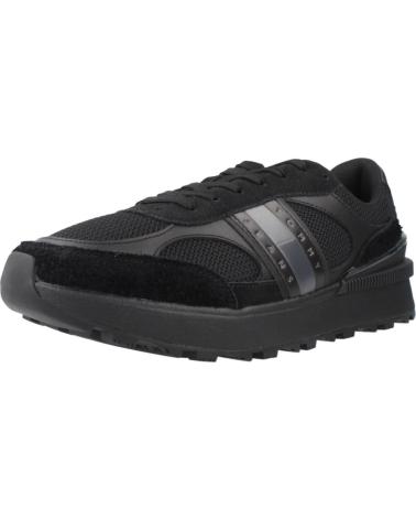 TOMMY JEANS ZAPATILLAS HOMBRE MODELO TJM TECHNICAL RUNNER ESS COLOR NEGR BDS