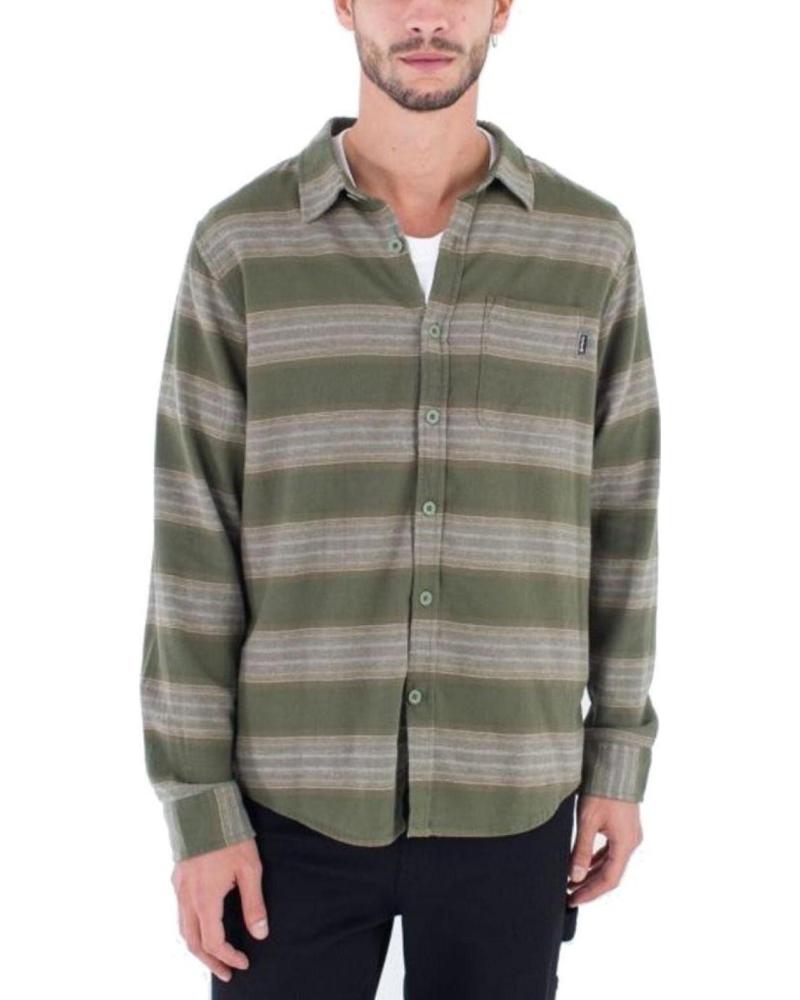 CHEMISE HURLEY PORTLAND ORGANIC FLANNEL VERTE H3027 H3027