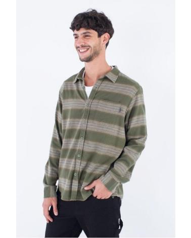 CHEMISE HURLEY PORTLAND ORGANIC FLANNEL VERTE H3027 H3027