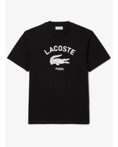 T-SHIRT LACOSTE NOIR NEGRO