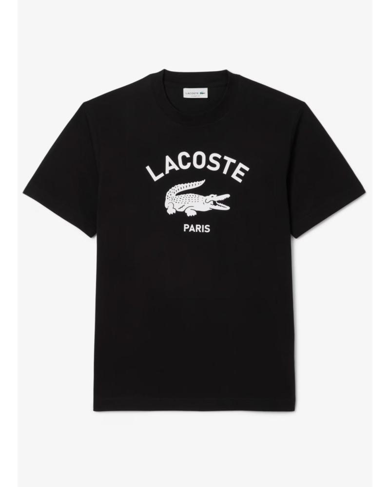 T-SHIRT LACOSTE NOIR NEGRO