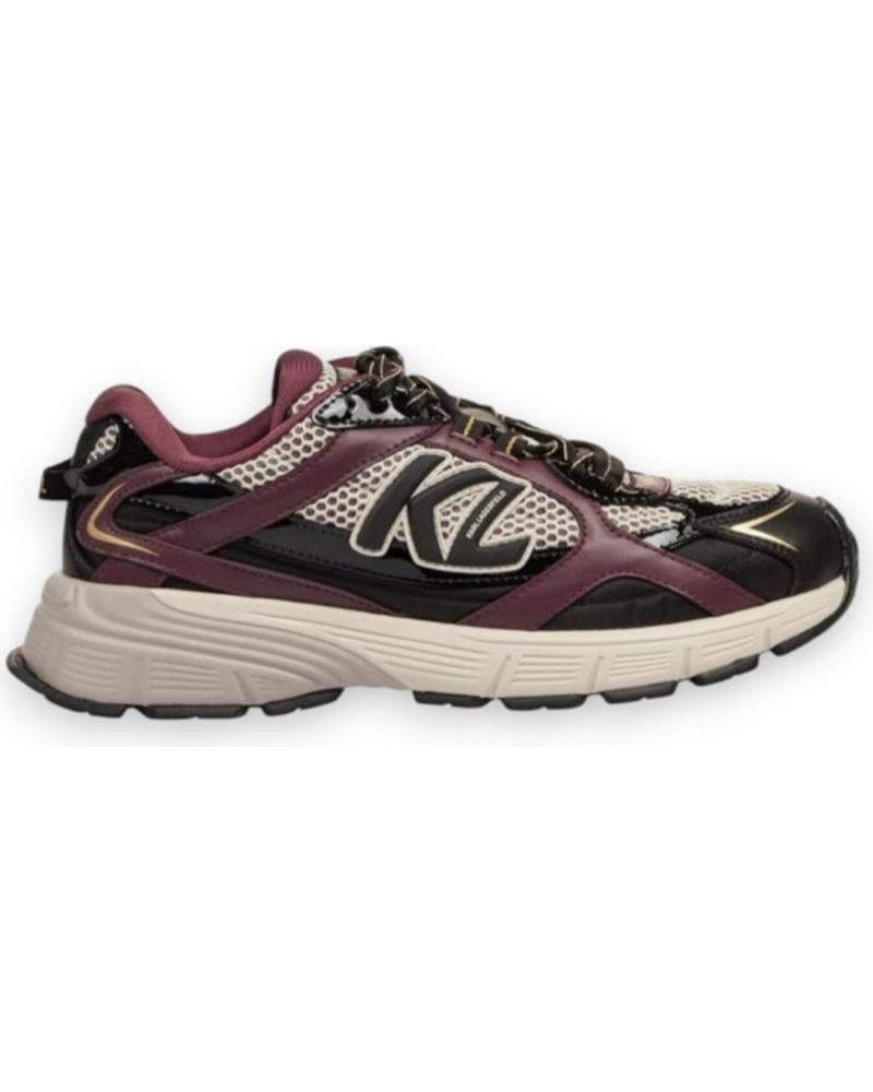 SNEAKERS KARL LAGERFELD ORION SIDETRIM MIX II NERE NEGRO