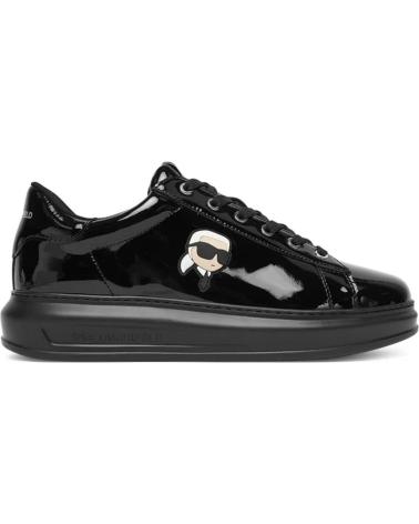 SNEAKERS KARL LAGERFELD KAPRI NFT LO LACE SHINE NERE NEGRO