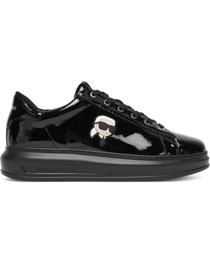 SNEAKERS KARL LAGERFELD KAPRI NFT LO LACE SHINE NERE NEGRO