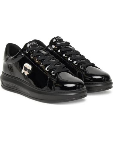 SNEAKERS KARL LAGERFELD KAPRI NFT LO LACE SHINE NERE NEGRO