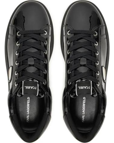 SNEAKERS KARL LAGERFELD KAPRI NFT LO LACE SHINE NERE NEGRO