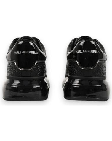 SNEAKERS KARL LAGERFELD KAPRI KUSHION EMBOSS REPEAT LO LACE NERE NEGRO