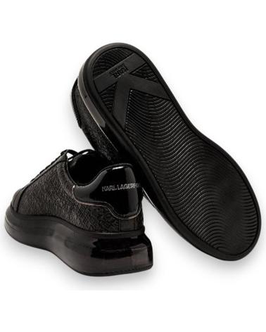 SNEAKERS KARL LAGERFELD KAPRI KUSHION EMBOSS REPEAT LO LACE NERE NEGRO