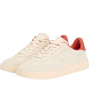 TOMMY HILFIGER FW08822 BEIGE - CASUAL SNEAKERS BEIGE