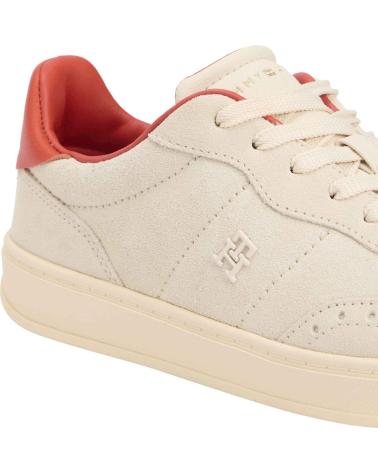 TOMMY HILFIGER FW08822 BEIGE - CASUAL SNEAKERS BEIGE