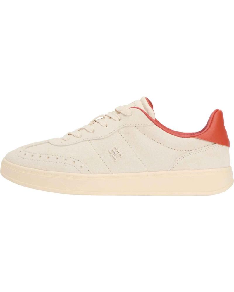 TOMMY HILFIGER FW08822 BEIGE - CASUAL SNEAKERS BEIGE