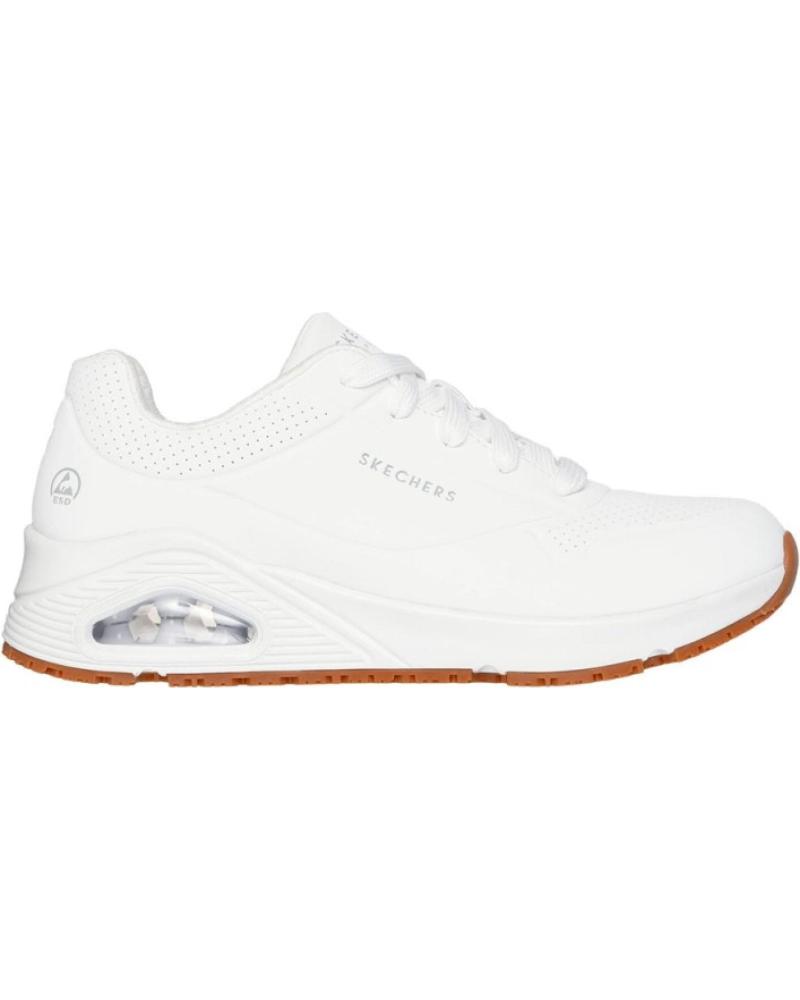 SKECHERS WORK UNO SR BLANCAS BLANCO
