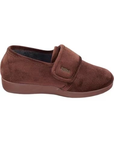 DEVALVERDE CHINELO DE CASA 1149 COM FECHO DE VELCRO MARRON