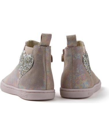 STIVALETTO GIOSEPPO ROSA CON CUORE GLITTERATO PRIMI PASSI | RIF. 76223 ROSA
