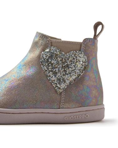 STIVALETTO GIOSEPPO ROSA CON CUORE GLITTERATO PRIMI PASSI | RIF. 76223 ROSA