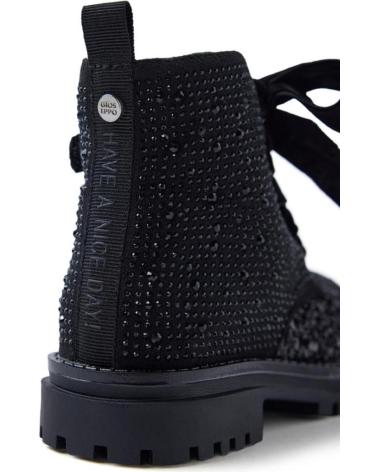 GIOSEPPO BOTAS NEGRAS BRILLANTES ESTILO MILITAR | REF. 76275 NEGRO