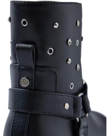 GIOSEPPO BOTAS NEGRAS ESTILO MOTORISTA CON TACHUELAS | REF. 76778 NEGRO